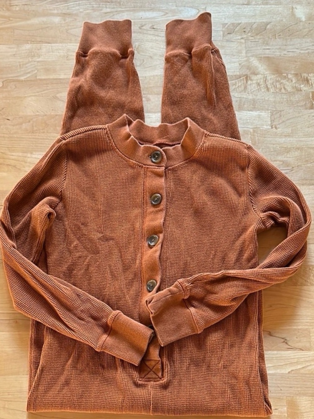 Everlane Waffle-Knit Onesie